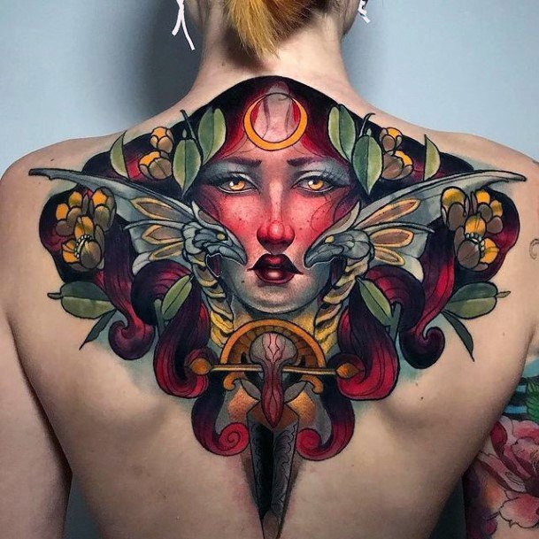 Woman With Awesome Tattoo