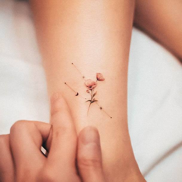 Woman With Constellation Tattoo