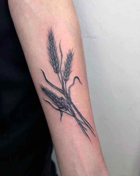 Woman With Corn Tattoo