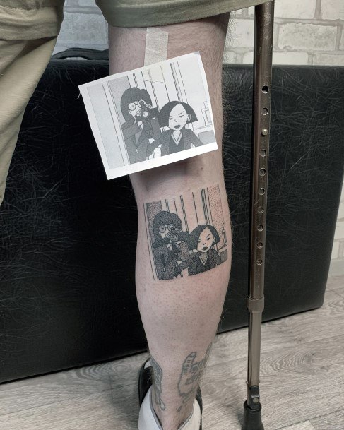 Woman With Daria Tattoo