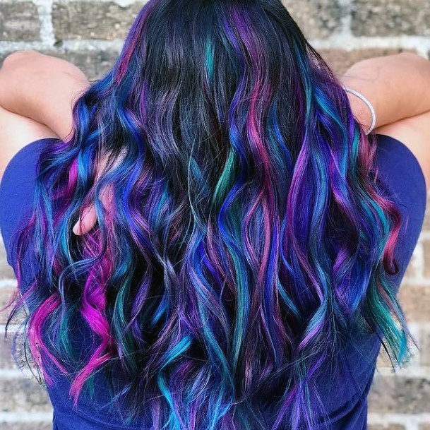 Woman With Fabulous Black Ombre Hairstyles Design