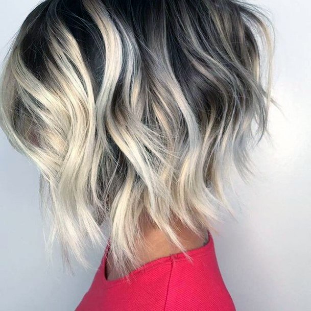 Woman With Fabulous Blonde Ombre Hairstyles Design