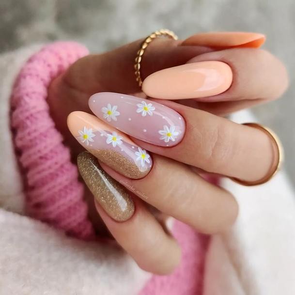 Woman With Fabulous Bright Nail Design