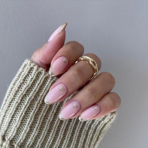 Woman With Fabulous Casual Nail Design