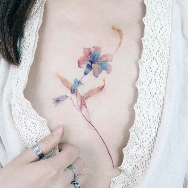 Woman With Fabulous Creative Tattoo Design