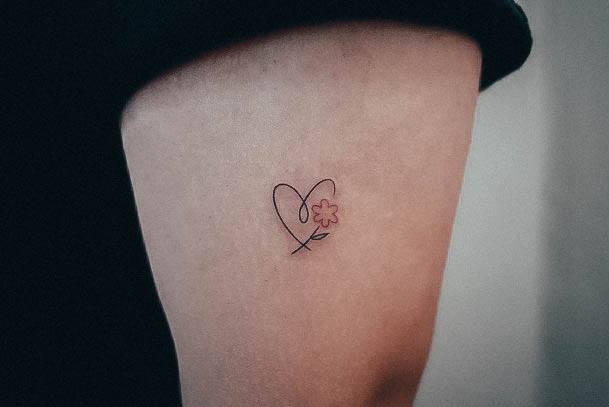 Woman With Fabulous Friendship Tattoo Design