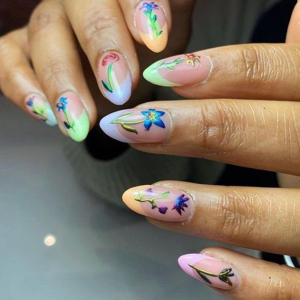 Woman With Fabulous Funky Nail Design