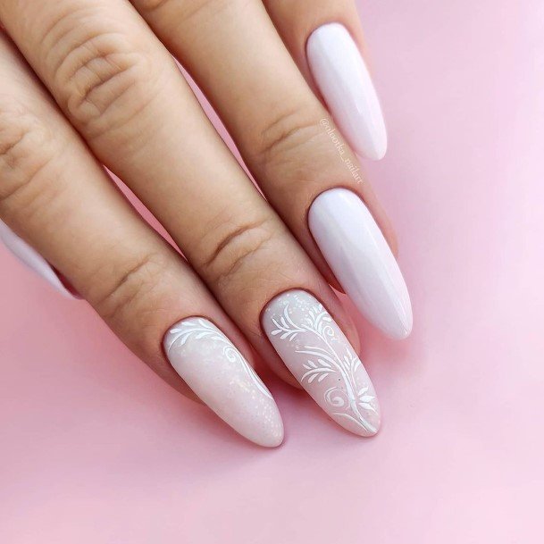 Woman With Fabulous Gel Nail Design