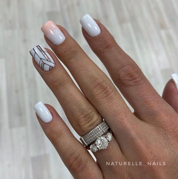 Woman With Fabulous Graceful Nail Design