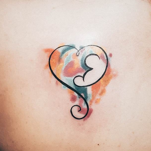 Woman With Fabulous Miscarriage Tattoo Design