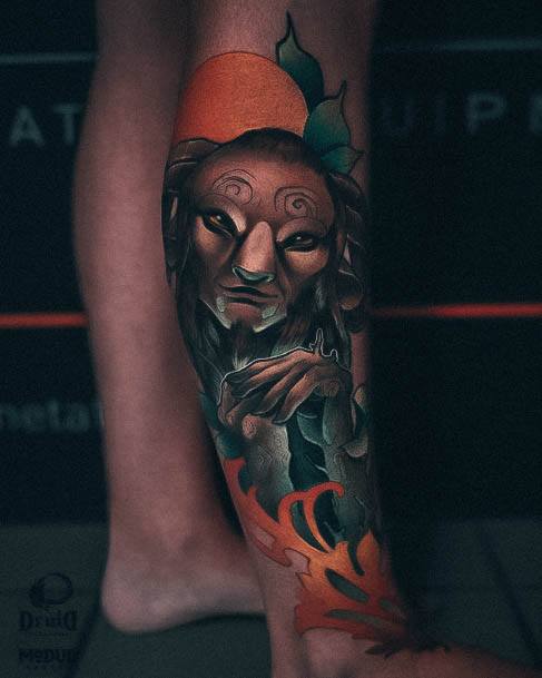 Woman With Fabulous Neo Traditional Tattoo Design