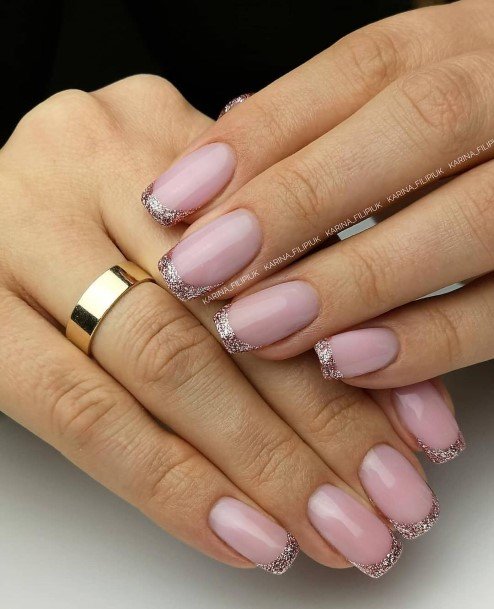 Woman With Fabulous Party Nail Design