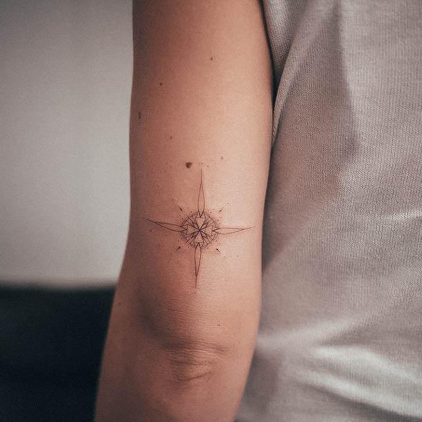 Woman With Fabulous Small Simple Tattoo Design