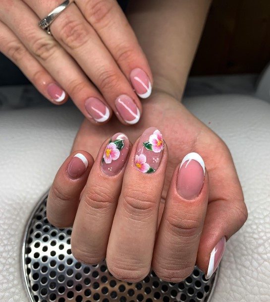 Woman With Fabulous Trendy Nail Design