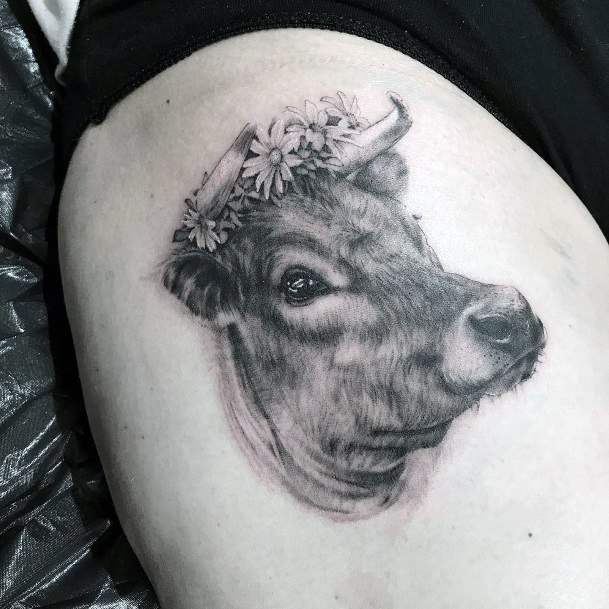 Woman With Farm Tattoo