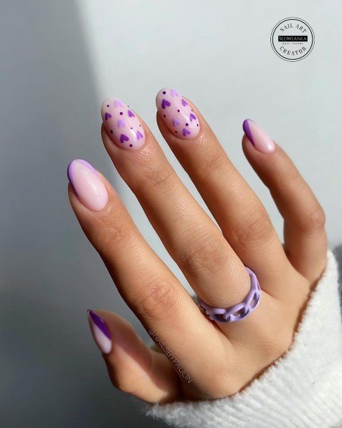 Woman With February Nail