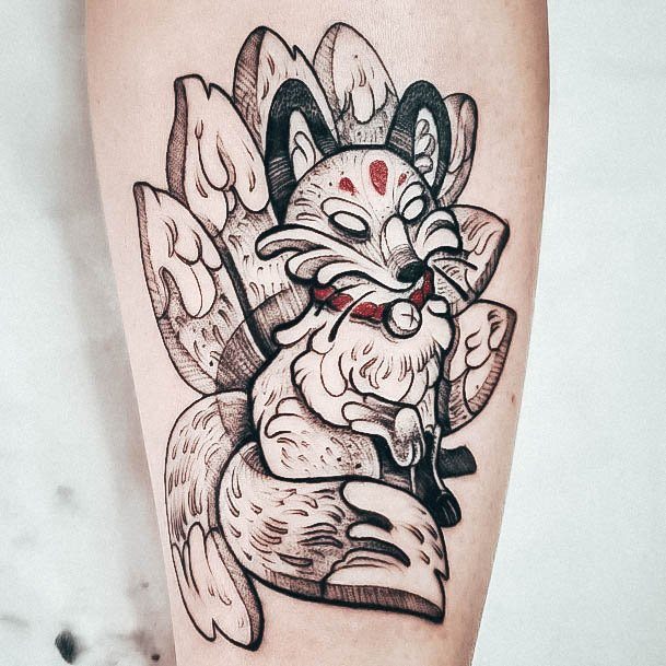 Top 100 Best Fox Tattoo Designs For Women - Cute Savvy Animal Ideas