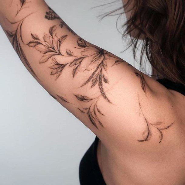 Woman With Gardening Tattoo