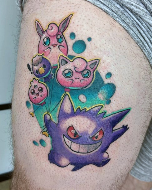 Woman With Gengar Tattoo