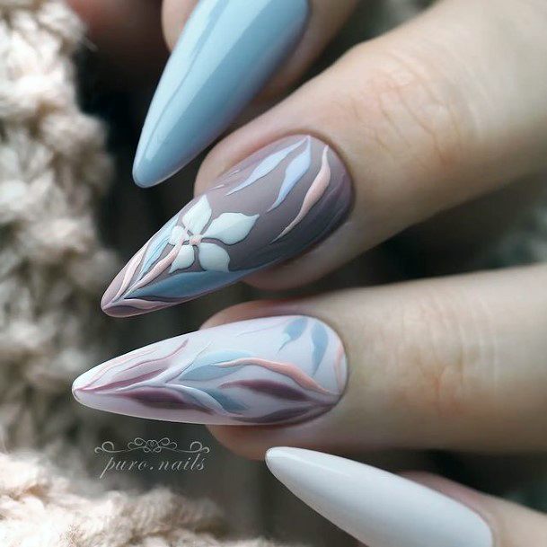 Woman With Holiday Nail