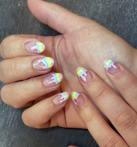 Woman With Ice Cream Nail