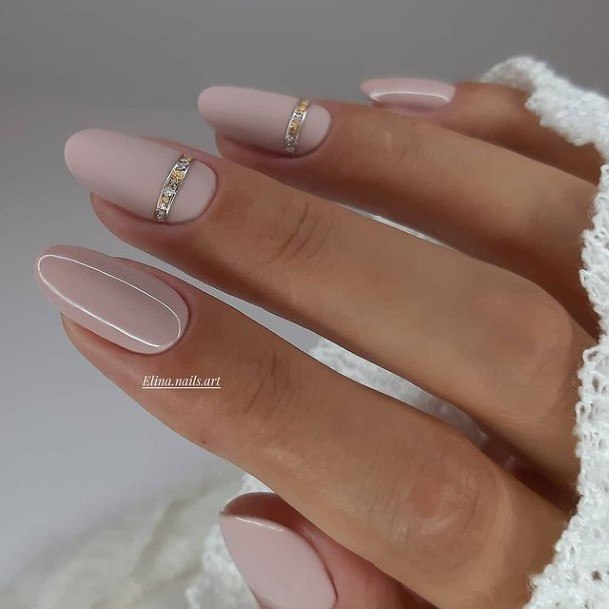 Woman With Light Nude Nail