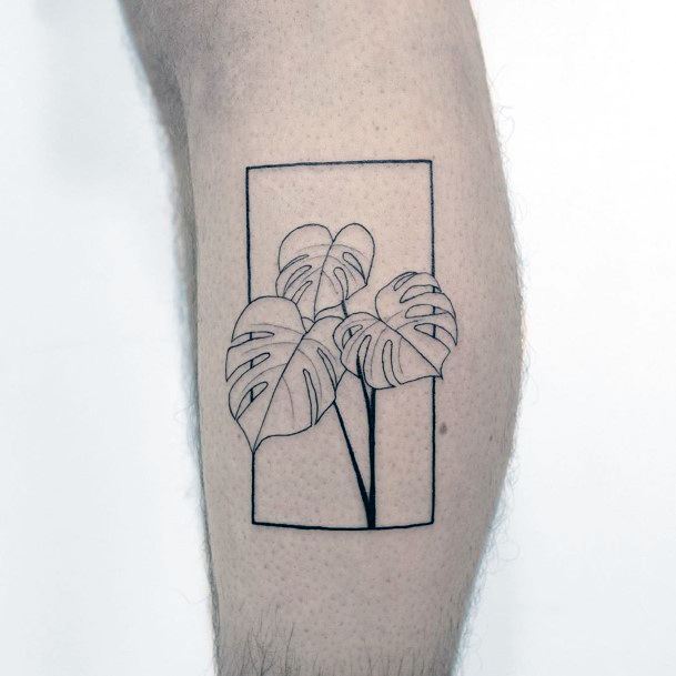 Woman With Monstera Tattoo