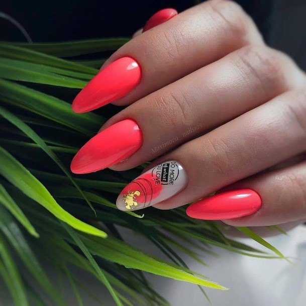 Woman With Nail Art Nail