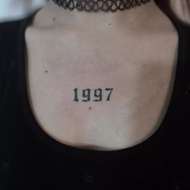 Woman With Number Tattoo