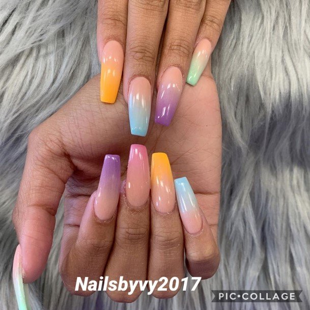 Woman With Ombre Nail