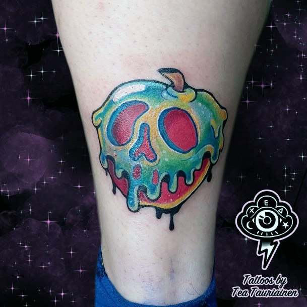 Top 100 Best Poison Apple Tattoos For Women Snow White Design Ideas