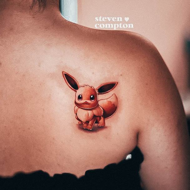 Woman With Pokemon Tattoo