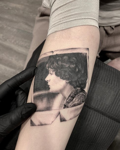 Woman With Polaroid Tattoo