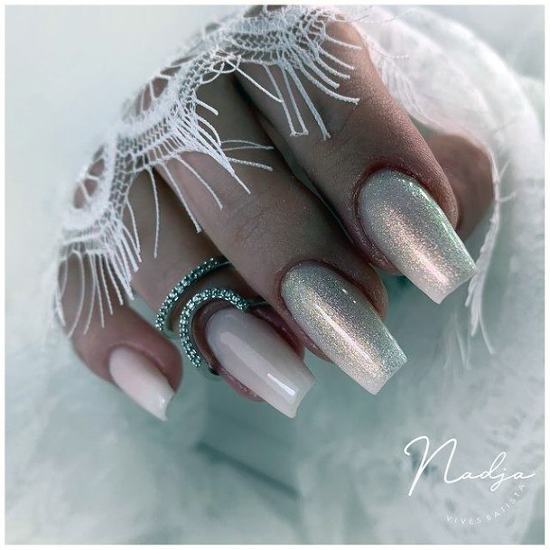 Woman With Shimmer Nail