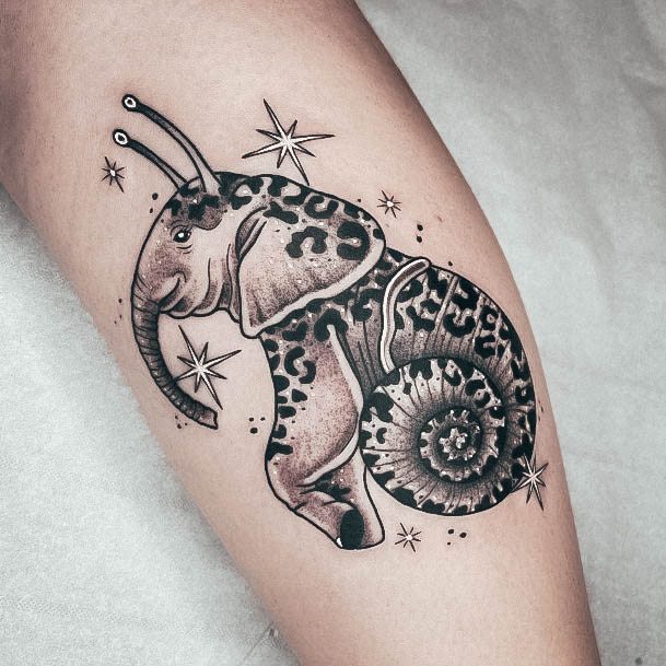 Woman With Small Elephant Tattoo