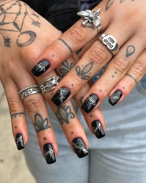 Woman With Spooky Nail