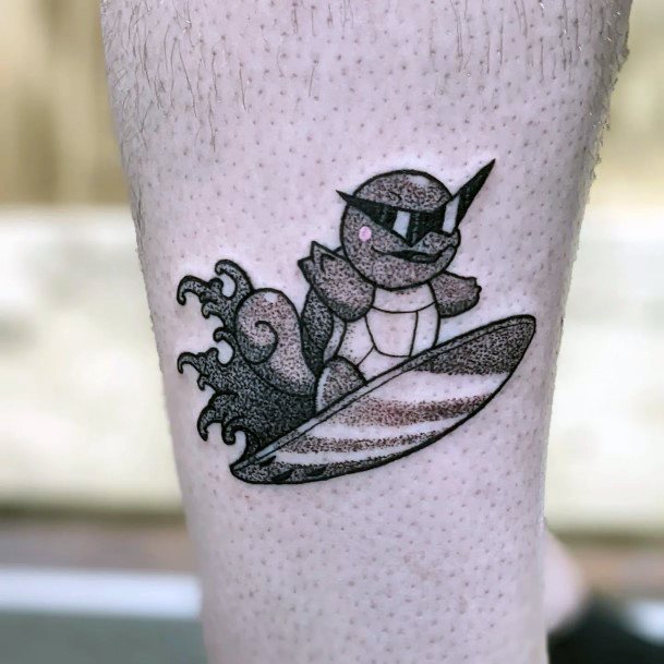 Woman With Squirtle Tattoo