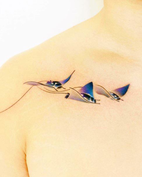 Woman With Stingray Tattoo