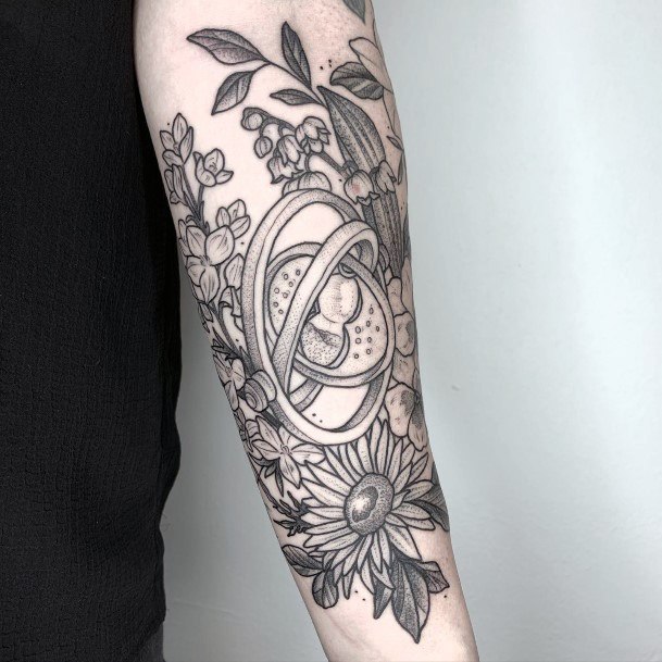 Woman With Time Turner Tattoo