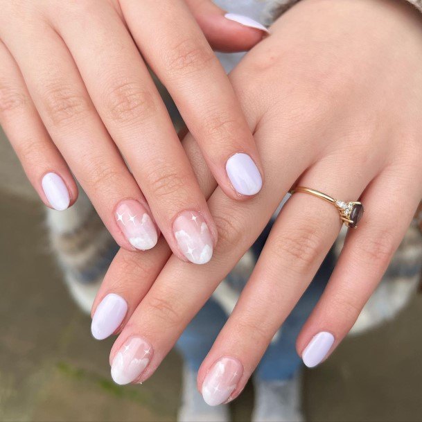 Woman With Translucent Nail