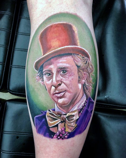 Woman With Willy Wonka Tattoo