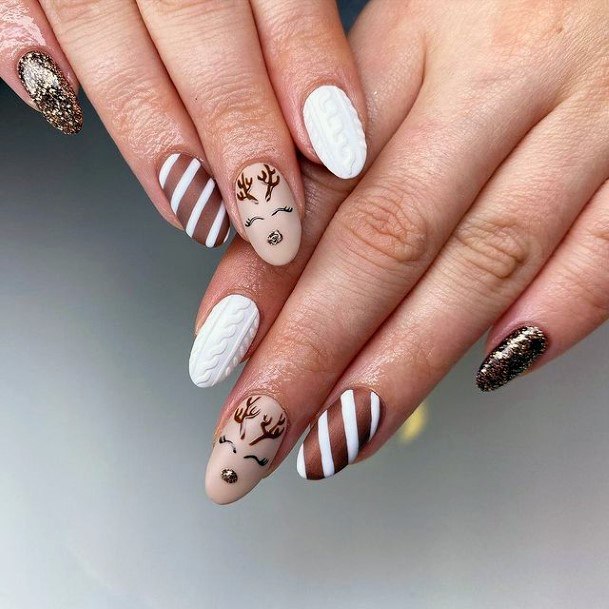 Woman With Winter Nail