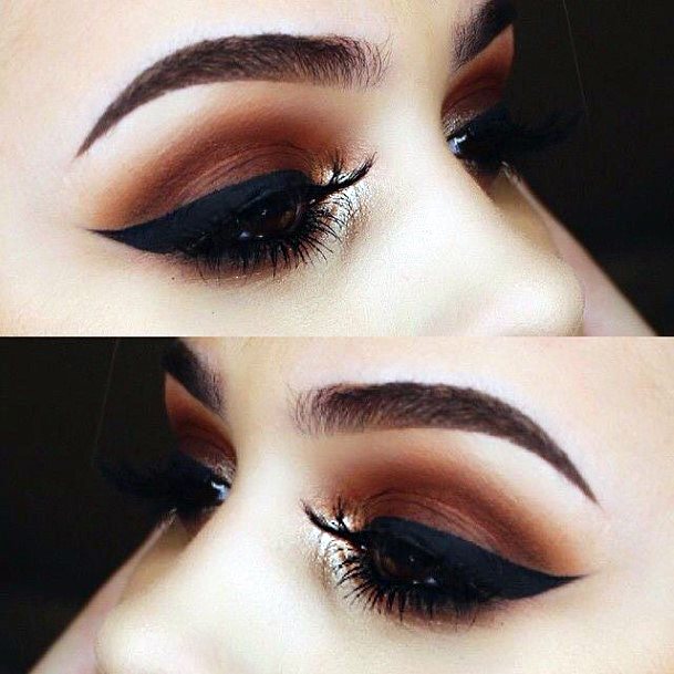 Women Coffee Brown Eyeshadow