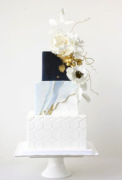 Womens 3 Tier Designer Wedding Cake