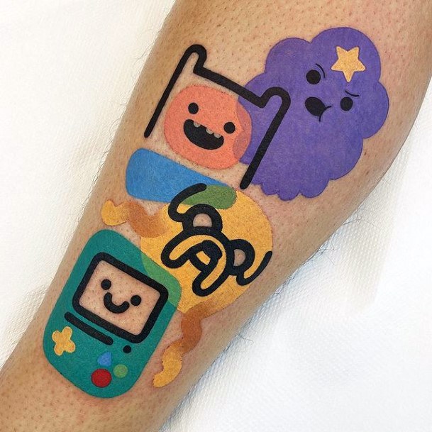 Womens Adventure Time Tattoo Ideas