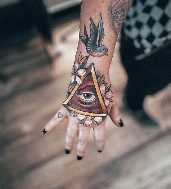 Womens All Seeing Eye Good Looking Tattoos