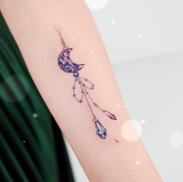 Womens Amethyst Super Tattoo Designs