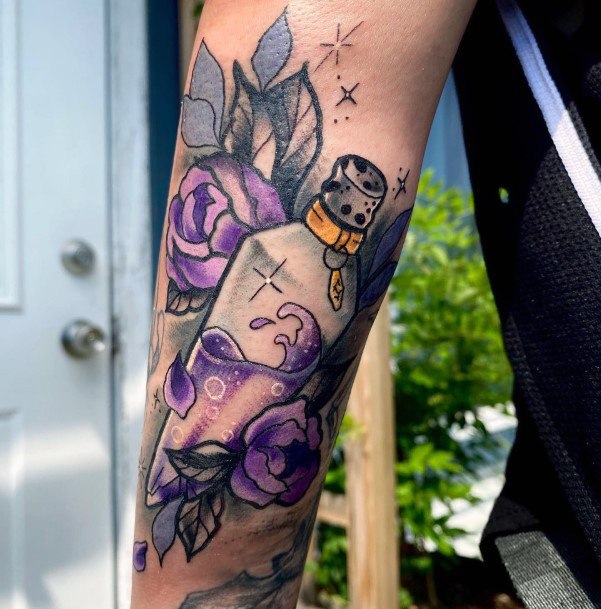 Womens Amethyst Tattoo Ideas