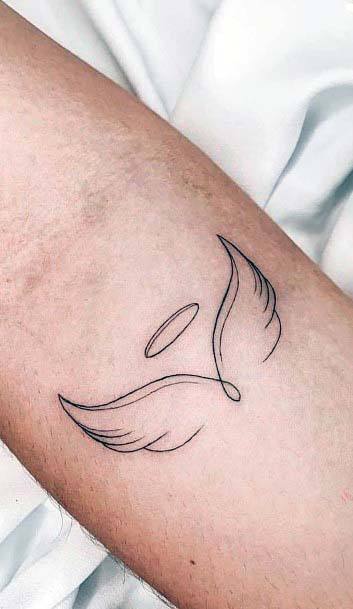 Womens Angel Wings Tattoo