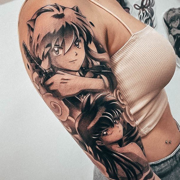 Womens Anime Tattoos